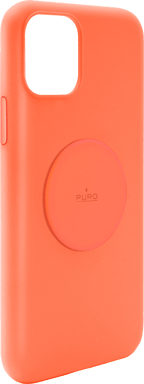Icon Custodia magnetica in silicone arancione fluorescente per iPhone 11 Puro