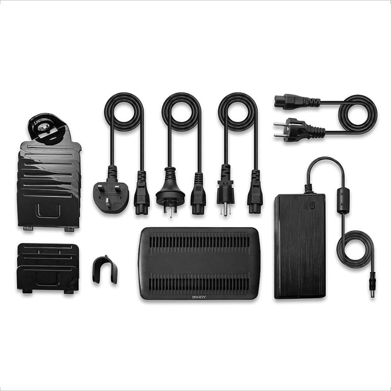 Lindy 73436 Organiseur de station de chargement Autonome Aluminium Plastique Neuf - vue 2