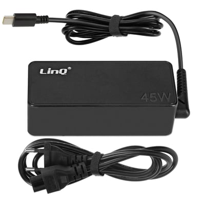 Fuente de alimentación USB C para portátil Cargador Power Delivery 45W LinQ