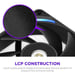 NZXT F240X Carcasa del ordenador Ventilador 12 cm Negro 1 pieza(s)