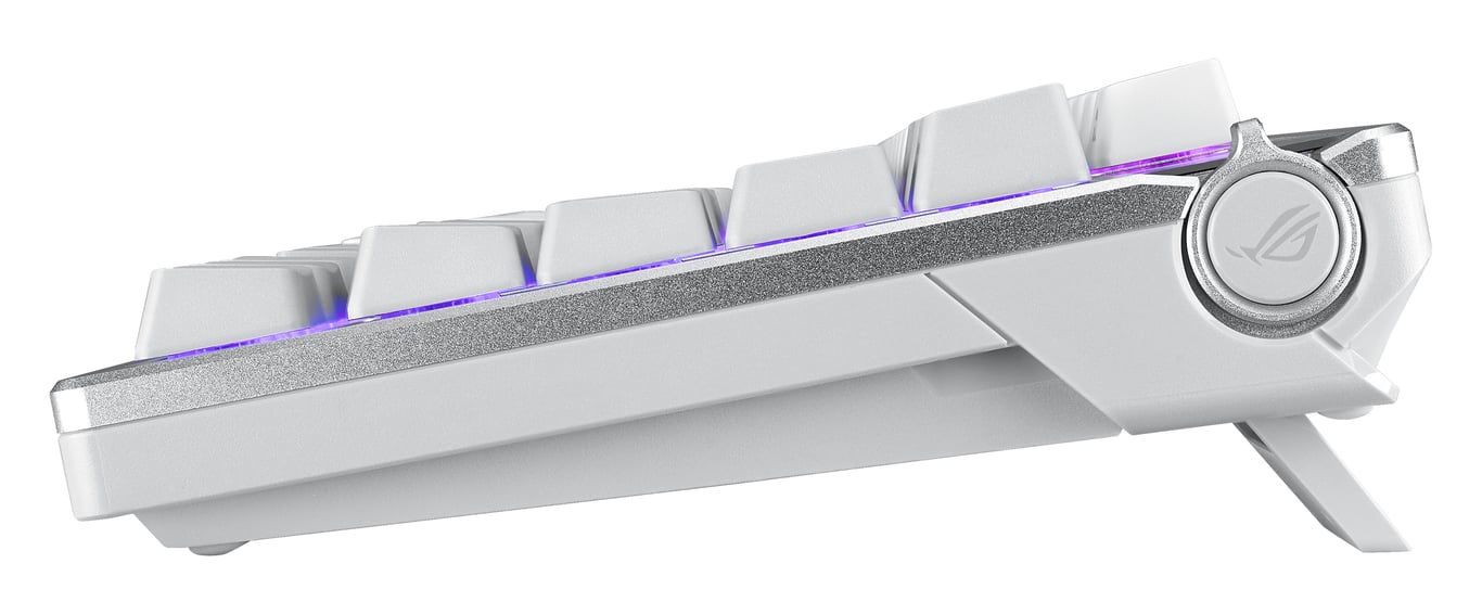 Clavier de jeu ASUS ROG Azoth RGB disposition QWERTZ facteur de forme du clavier 75% commutateurs mécaniques ROG NX écran OLED sans fil avec Bluetooth® ou 2 4 GHz RF sans fil câble USB - vue 3