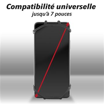 T'nb UMBIKE5 Supporto Smartphone in Silicone 360° per Bicicletta e Monopattino Nero