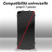 T'nb UMBIKE5 Supporto Smartphone in Silicone 360° per Bicicletta e Monopattino Nero