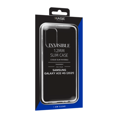 Funda invisible delgada para Samsung Galaxy A32 4G 2021 1.2mm, Transparente