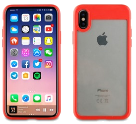 Coque Crystal Bump Edition Rouge: Apple Iphone X/Xs