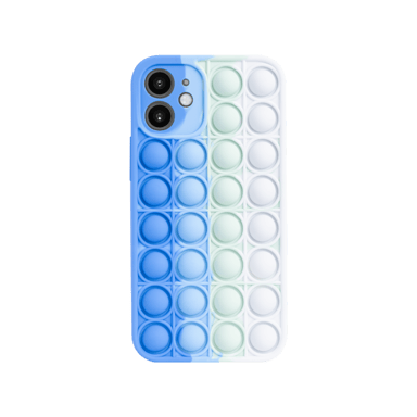 Funda Popping Bubble para Apple iPhone 12 mini, Azul Verde