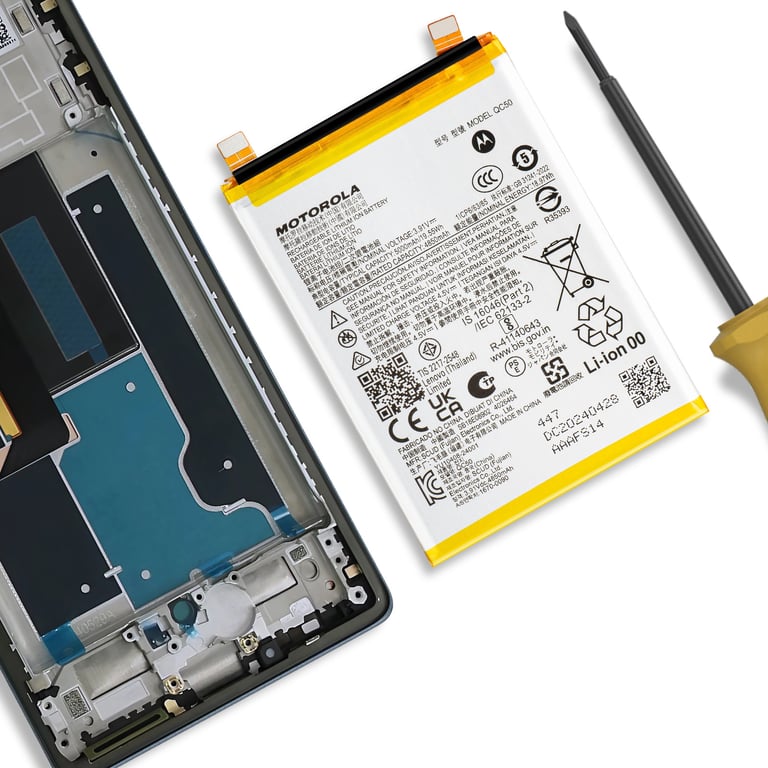 Batterie interne pour Motorola Edge 50 Fusion 5000mAh QC50 Original Neuf - vue 3