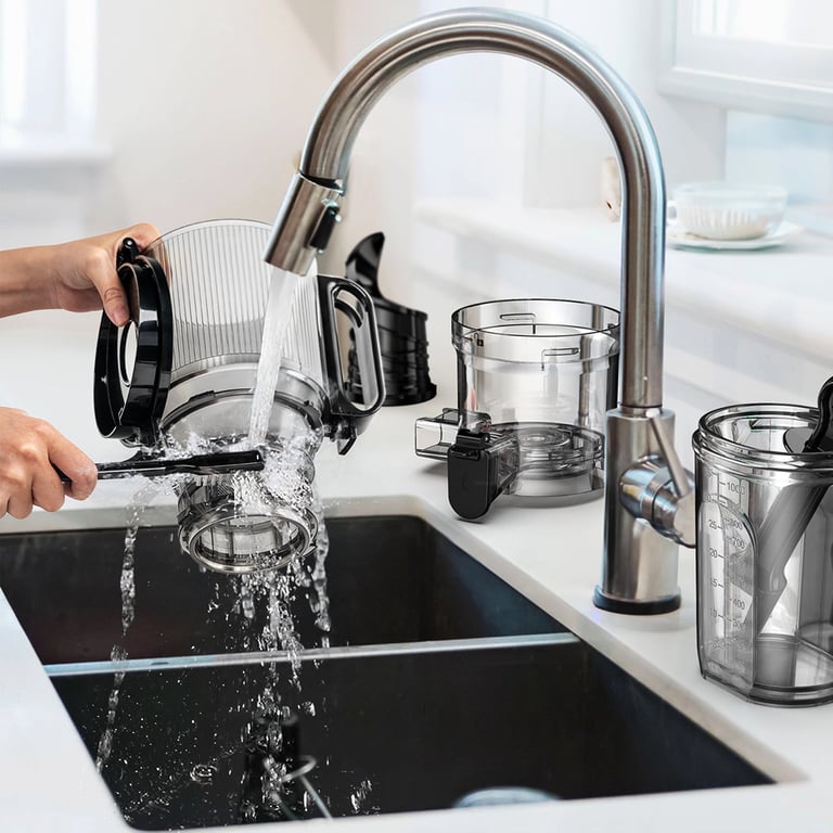 LINKChef SJ 052 EU BL Centrifugeuse CE Certifié Puissance Grande capacité Pression à froid à vitesse lente 50 65 trmin Gain de temps Installation facile Neuf - vue 3