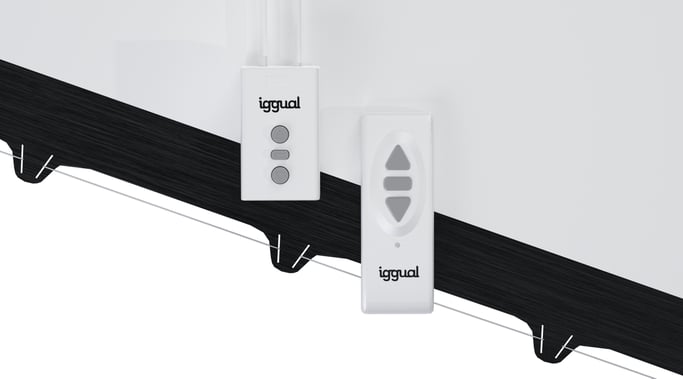 iggual Pantalla eléc tensionada 16:9 92'' 203x114cm