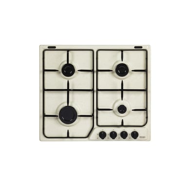 Table de cuisson à gaz encastrable DeLonghi SF 46 ASV Sable 4 brûleurs - Neuf