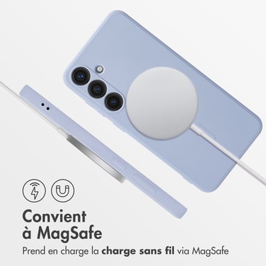 imoshion Coque Couleur avec MagSafe pour Samsung Galaxy S24 Plus - Lila