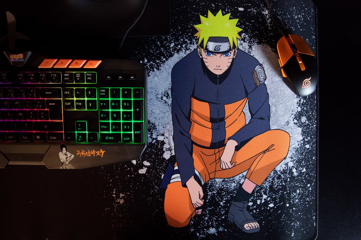 Konix Naruto Tapis de souris XXL noir - Neuf
