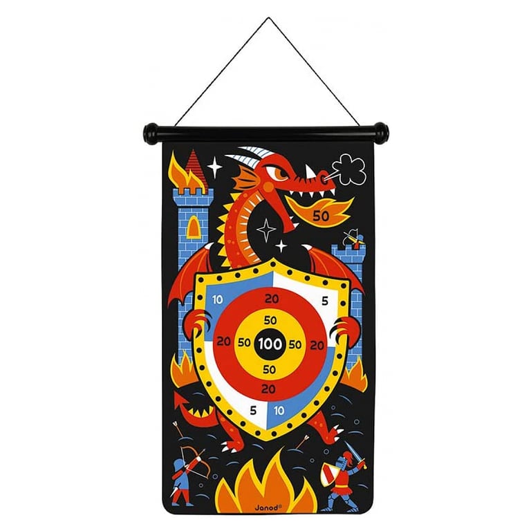 Jeu de Flechettes Magnétiques Thème Dragons - Amusement et Précision - Neuf