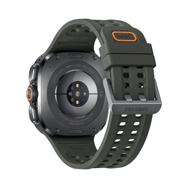 Galaxy Watch Ultra2 (2026) GPS+Cellular, Boitier de 47 mm en Argent Titane avec Bracelet Vert