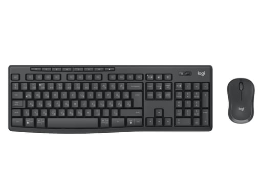 Logitech MK370 Combo for Business teclado Ratón incluido Oficina RF Wireless + Bluetooth QWERTY Portugués Grafito