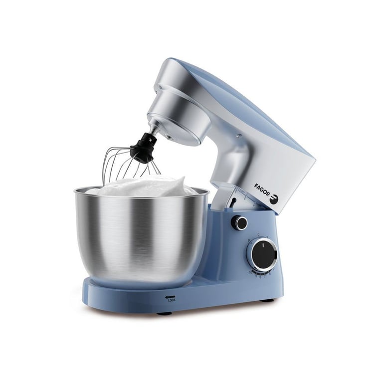 Robot pâtissier Fagor FG4519 1500W 6L Bleu avec accessoires - Neuf
