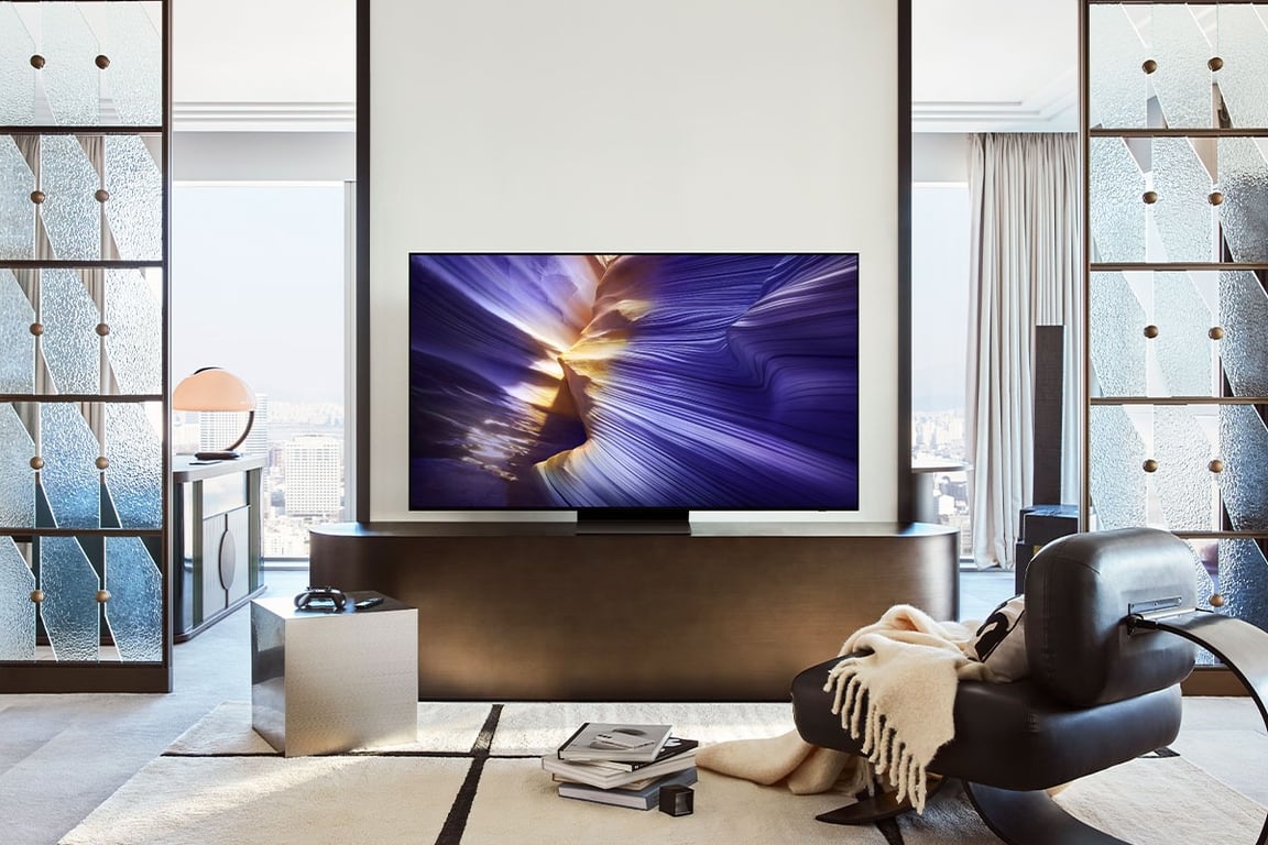 Samsung GQ65S90FAT 165 1 cm 65 4K Ultra HD Smart TV Wifi Neuf - vue 3