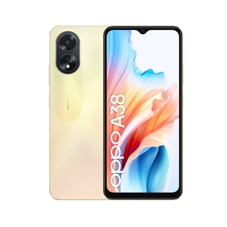 OPPO A38 (4G) 128 Go, Or, Débloqué - Neuf