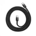 Baseus Cafule cable USB 2 m USB C Negro, Gris