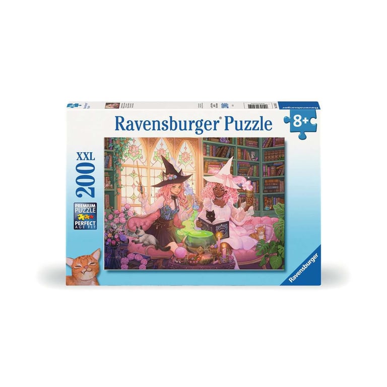 Puzzle 200 pièces : Bibliothèque enchantée Ravensburger France - vue 2