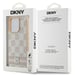 DKNY DKHCP16PCPTSSP Funda rígida rosa iPhone 16 Pro Max 6,9'' Diseño a cuadros y rayas estampadas