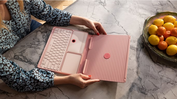 Logitech 920-011240 teclado para móvil QWERTY Inglés del Reino Unido Bluetooth Rosa