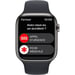 Watch Series 8 OLED 45 mm - Cassa in acciaio inossidabile grafite - GPS + Cellulare - Banda sportiva - Mezzanotte