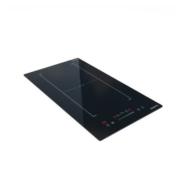 Domino induction encastrable OCEANIC OCEATI2Z2BF 2 foyers avec zone flexible - vue 4