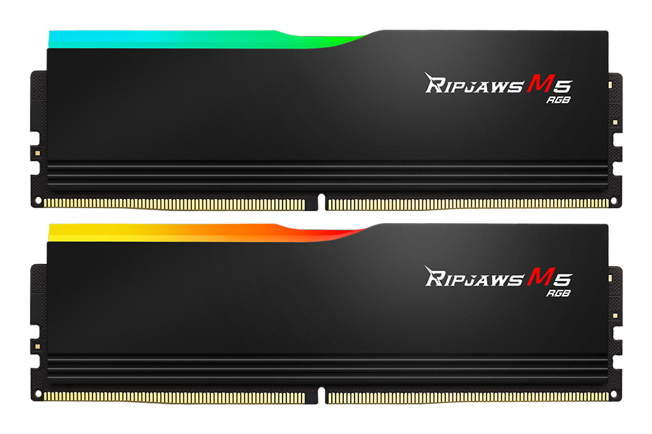 G.Skill Ripjaws M5 RGB 48 Go 2 x 24 Go DDR5 6000 MHz CL30 - vue 3