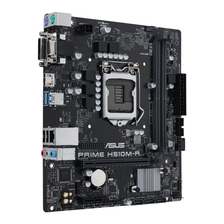 ASUS PRIME H510M R Intel H510 LGA 1200 Socket H5 micro ATX Neuf - vue 3