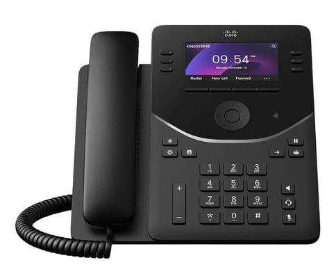 Cisco DP-9851-K9= telefono fisso Nero 6 linee LCD