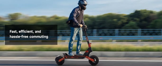 Monopattino elettrico GOKEEP F5 1000W, batteria 52V 20Ah, autonomia 70 km, pneumatici 11'' fuoristrada, pieghevole, velocità max 55 km/h