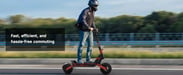 Monopattino elettrico GOKEEP F5 1000W, batteria 52V 20Ah, autonomia 70 km, pneumatici 11'' fuoristrada, pieghevole, velocità max 55 km/h