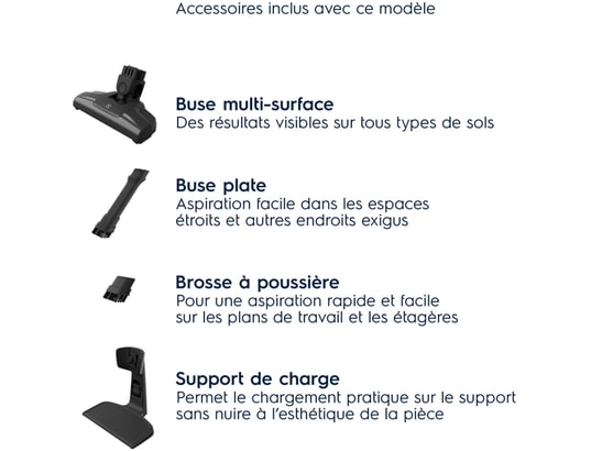 Electrolux ES52CB18UG Aspirateur-balai 2 en 1 Batterie Sec Sans sac 0,5 L Noir