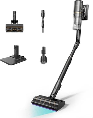 V20 Pro - Aspirador vertical sin cable - Limpieza de bordes hasta 0 mm - Suelos duros, alfombras y pelo - Potencia de aspiración 210AW