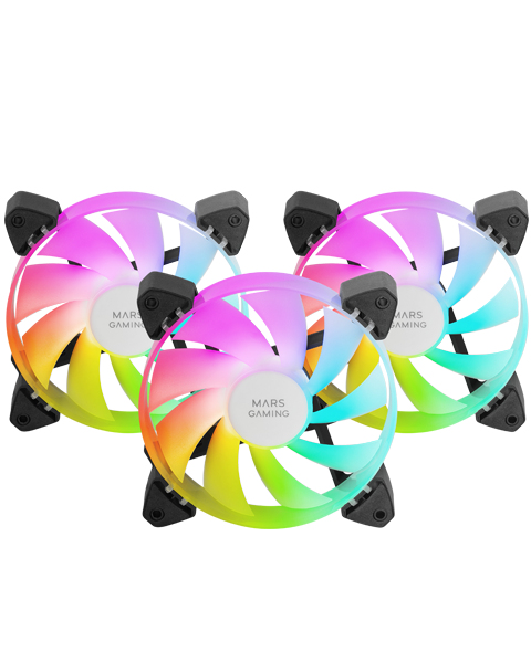 Mars Gaming MF Boitier PC Ventilateur 12 cm 3 pièce Neuf - vue 3