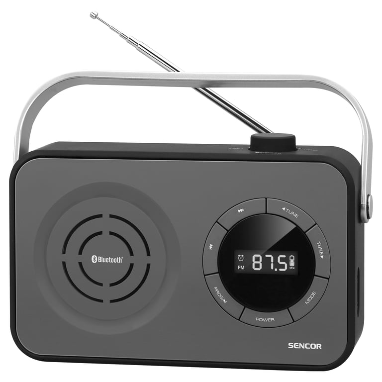Récepteur radio portable PLL FM avec BT USB Micro SD et AUX Sencor SRD 3200 B - vue 2