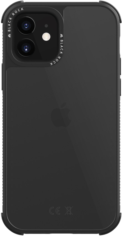 Coque de protection Robust Transparent pour iPhone 12 mini, noir