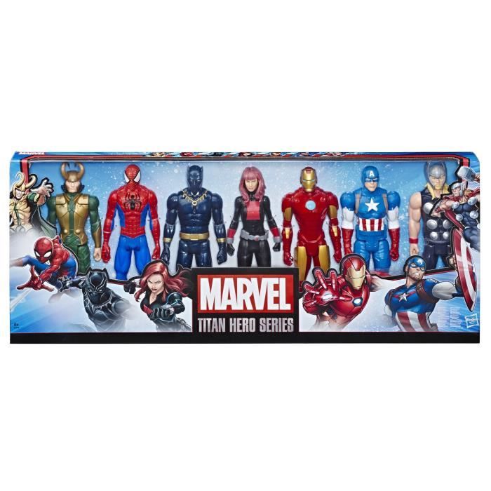 Pack de 7 figurines Marvel Avengers - vue 4