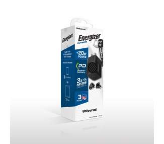 Caricabatterie da 38W - PD 20W + QC3 18W - UE / Regno Unito / USA