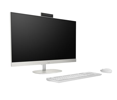 HP 27-cr0009ns AMD Ryzen? 7 7730U 68,6 cm (27'') 1920 x 1080 pixel PC All-in-One 16 GB DDR4-SDRAM 1 TB SSD DOS gratuito Wi-Fi 6 (802.11ax) Bianco