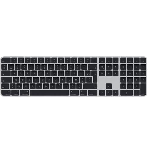 Apple Magic Keyboard avec pavé numérique - Gris avec touches noires - AZERTY