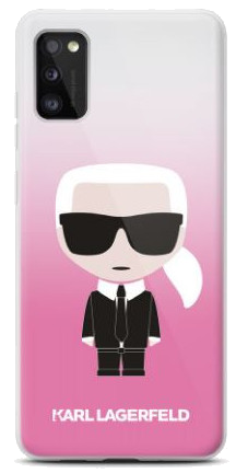 Karl Lagerfeld Coque pour Samsung A41 Full Body Rose