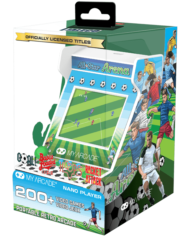 My Arcade Nano Player All Star Arena 207 Games in 1 - vue 3