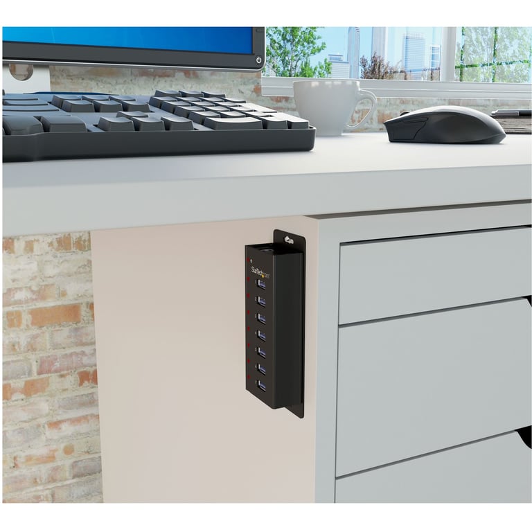 StarTech.com Hub mural USB 3.0 à 7 ports - vue 4