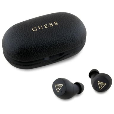 Casque sans fil TWS Guess Grained Classic Logo noir