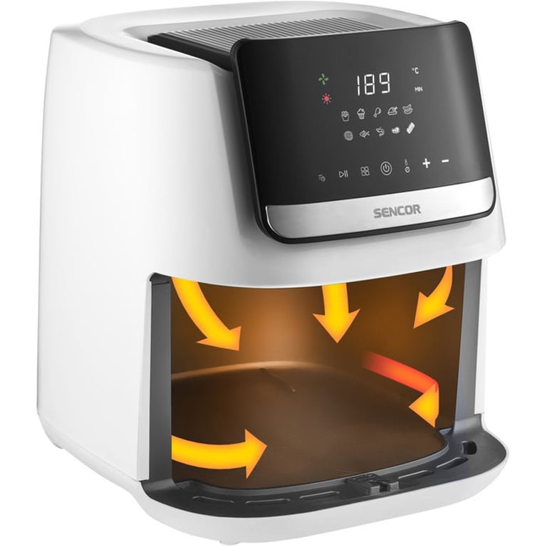 Friteuse à air chaud Sencor SFR 6551WH EUE3 Vita Prête en 3 min Ne chauffe pas au toucher Design bois 65 - vue 3