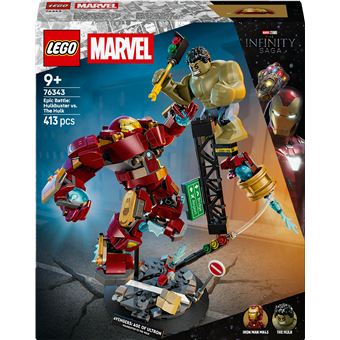 LEGO Marvel 76343 La leggendaria battaglia tra Hulkbuster e Hulk