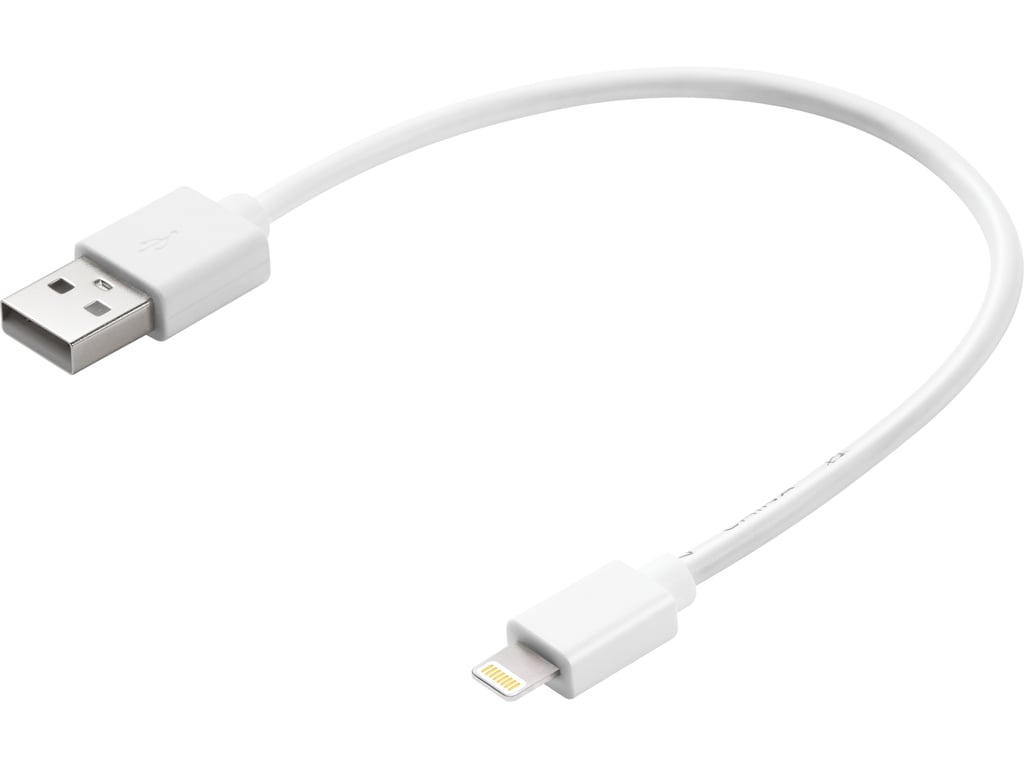 SANDBERG C&acirc;ble usb vers lightning certifi&eacute; MFI blanc 0,20cm