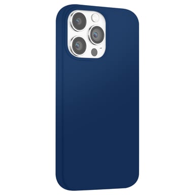 Coque pour iPhone 14 Pro Édition Color Skin en TPU avec Intérieur Doux Bleu marine